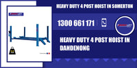 Heavy Duty 4 Post Hoist in Dandenong