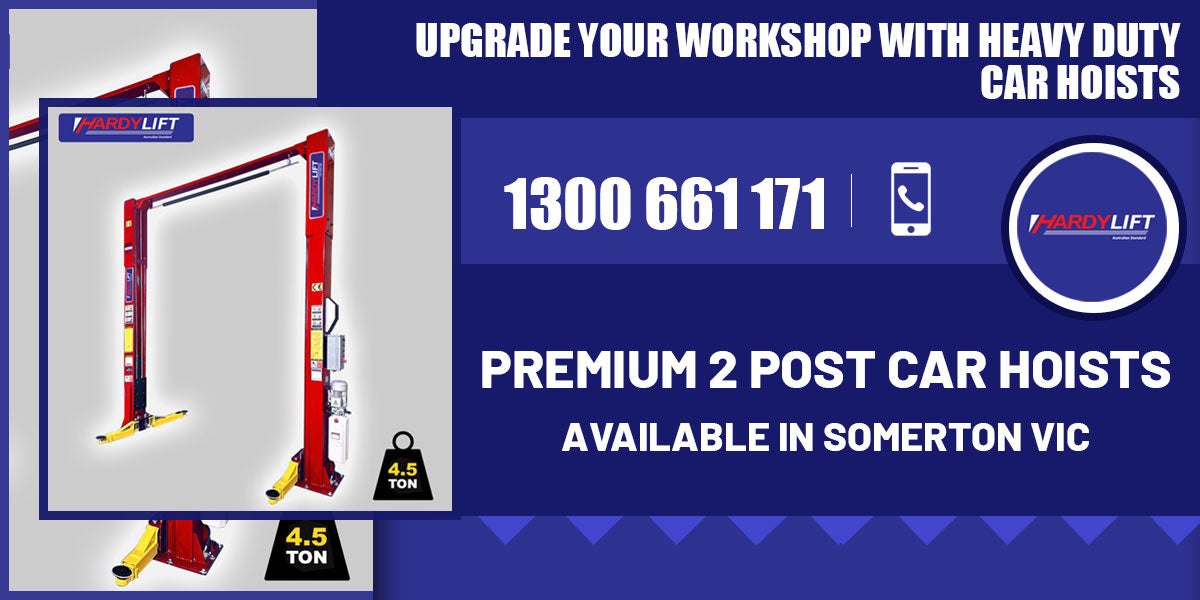 Premium 2 Post Car Hoists Available in Somerton VIC