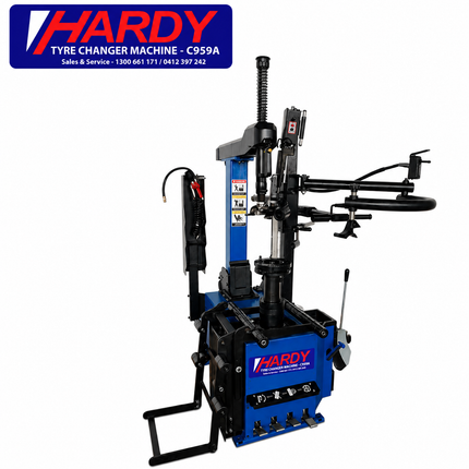 C959A -  Center Post Tyer Changer Machine (Lever less/In-Built Wheel Lift & Bead Blaster)