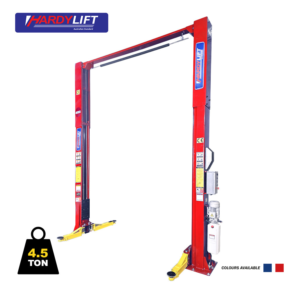 HL306H - 2 Post Car Hoist With Extended Height (4500kg - Electric lock release system)