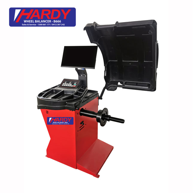 B666 - Led Digital Wheel Balancer (Laser Light) With Monitor