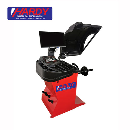 B666 - Led Digital Wheel Balancer (Laser Light) With Monitor