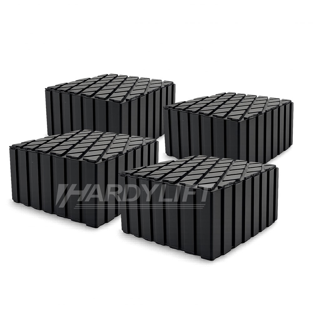 Rubber Lifting Blocks For Car Scissor Lifts (Set of 4)